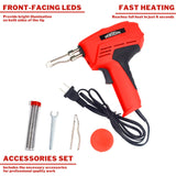 100W Soldering Iron Gun Kit with Solder and Tips DKwoeshg