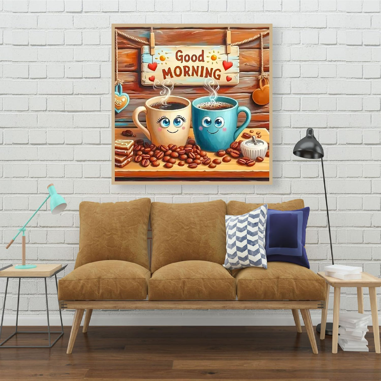 cdjlddww Coffee Cups Diamond Painting Kits for Adults, 5d Diamond Painting for Adults, DIY Full Drill Diamond Dots Paintings Picture Arts Craft for Home Wall Art Decor 14x14Inch cdjlddww