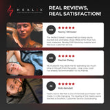 Healix Infrared Sauna Blanket – VOC-Free Portable Home Sauna for Detox & Relaxation, Zero EMF Far Infrared Sauna Blanket with Adjustable Temp (77–176°F), Carbon Fiber Heating & Hook-and-Loop Closure Healix