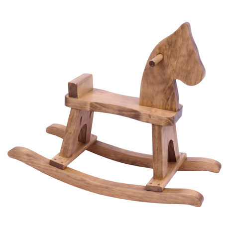 AmishToyBox.com Wooden Rocking Horse Toddler Ride-On Toy (Harvest Stain) AmishToyBox.com