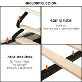 HIFIT Queen Upholstered Smart LED Bed Frame with Adjustable Chic Petal Headboard, Soft Princess Queen Size Platform Bed Frame for Girls, Wooden Slats Support, No Box Spring Needed, Easy Assembly, Pink HIFIT