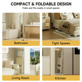 UNICOO® Foldable Toddler Tower - 2-Step Ladder for Adult, Toddler Tower Foldable & Compact - Foldable Kitchen Tower, Kids Step Stool, Folding Toddler Tower for Kitchen & Bathroom (Sea Salt Blue) UNICOO