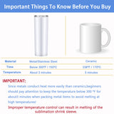 Morepack Sublimation Shrink Wrap Sleeves,5x10 Inch White Sublimation Heat Transfer Shrink Film Bags for Mugs,Cups,Tumblers,Blanks,Shrink Wrap Bands for Sublimation,50 Pcs Morepack