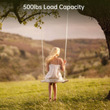 Wooden Tree Swing,500lbs Load Capacity Wooden Swing for Adults & Kids,Adjustable Height,Waterproof Hanging Swing Seat for Indoor,Outdoor,Backyard,Garden,Playground (Adult) BATTIPAW
