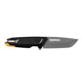 ToughBuilt Tradesman Knife with Sheath, 4” Titanium Drop Point Blade | TB-H4S-40-TMK-2 ToughBuilt