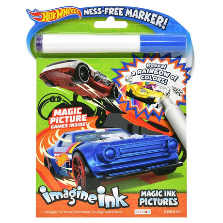 Bendon Coloring and Activity Book Imagine Ink, Mess Free (Hot Wheels) Bendon