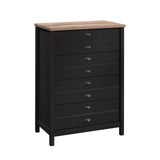 Sauder Cottage Road 4-Drawer Chest/Dresser, L: 32.44" x W: 19.29" x H: 44.92", Raven Oak Finish Sauder