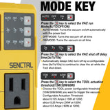 SENCTRL Automatic Vacuum Switch for Power Tools to Turn Dust Collectors On and Off Automatically, for Automated Woodworking Miter Saw Accessories, Shop Vac Delay Off, Safety Overload Breaker senctrl