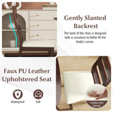 Giantex 3-Piece Dining Table Set for 2, Wooden Square Kitchen Table and 2 Chairs with Padded Seat, Ladder Back, Space-Saving Dinette Set for Small Spaces, Living Room, Dining Room Giantex