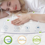 Slumber Castle 14 Inch King Size Mattress, King Mattress in a Box, Memory Foam Hybrid Mattresses with Individual Pocket Spring, Innerspring King Mattresses, Medium Firm Feel, CertiPUR-US Certified Slumber Castle