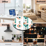 Xumbtvs 50 Pcs Sublimation Blank Cup Coasters, 4x4 Inch Neoprene Blank Cup Mat for Sublimation Transfer Heat Press Printing DIY Crafts (Round) Xumbtvs