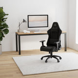 Corsair TC100 Relaxed Gaming Chair - Fabric - Racing-Inspired Design - Lumbar Pillow - Detachable Memory Foam Neck Pillow - Adjustable Seat Height - Adjustable Armrests - Black Corsair