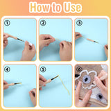 35 Pcs Punch Needle Kit, Punch Needle Tool Adjustable Punch Needle Embroidery Kits Include Wooden Handle Embroidery Pen Set, Big Eye Needles, Punch Needle Cloth - Valentines Gifts for Adults Beginne Needbrock