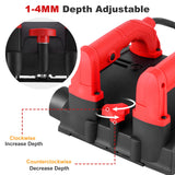 YJINGRUI 110V Electric Wall Planer Handheld Power Wall Scraper Wall Shovel Machine for Wallpaper Paint Putty, 90° No dead Angle YJINGRUI