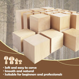 Basswood Carving Blocks,25 Pcs Whittling Wood Basswood Blocks with 3 Sizes,Bass Wood for Wood Carving,Wooden Blocks for Crafts for Beginners Kids and Adults Guuozzli