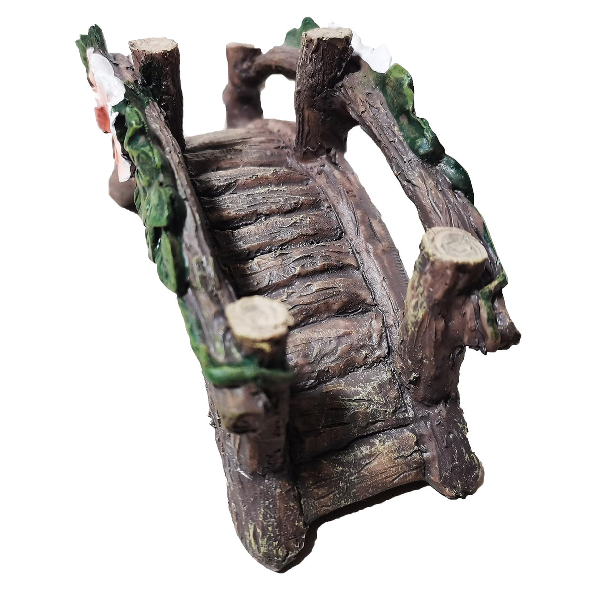 MUAMAX Fairy Garden Bridge Mini Bridge for Fairy Garden Flower Bridge Resin Arched Artificial Little Bridge Micro Landscape Garden Bridge for Dollhouse Ornaments Fairy Garden Accessories MUAMAX