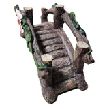 MUAMAX Fairy Garden Bridge Mini Bridge for Fairy Garden Flower Bridge Resin Arched Artificial Little Bridge Micro Landscape Garden Bridge for Dollhouse Ornaments Fairy Garden Accessories MUAMAX