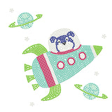 DIAMOND DOTZ Space Dog Dotz Box Animal Diamond Painting Kits for Adults - Diamond Art Kits a Relaxing Creative Craft Kit with Dotz Gems 8.7"x8.7" DIAMOND DOTZ