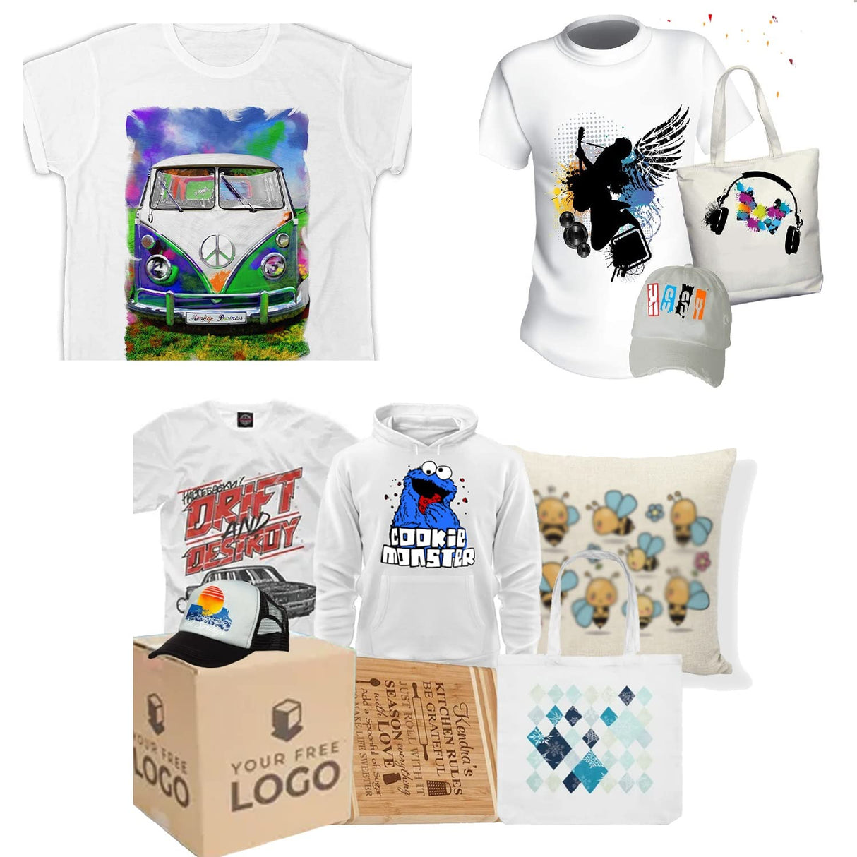 Sublimation Spray for Cotton, Sublimation Coating Spray, Quick Dry & Super Adhesion, High Gloss Sublimation Coating Supplies for All Fabric Polyester T-shirts Carton Wood Canvas Handbag100ML BLINGARTY