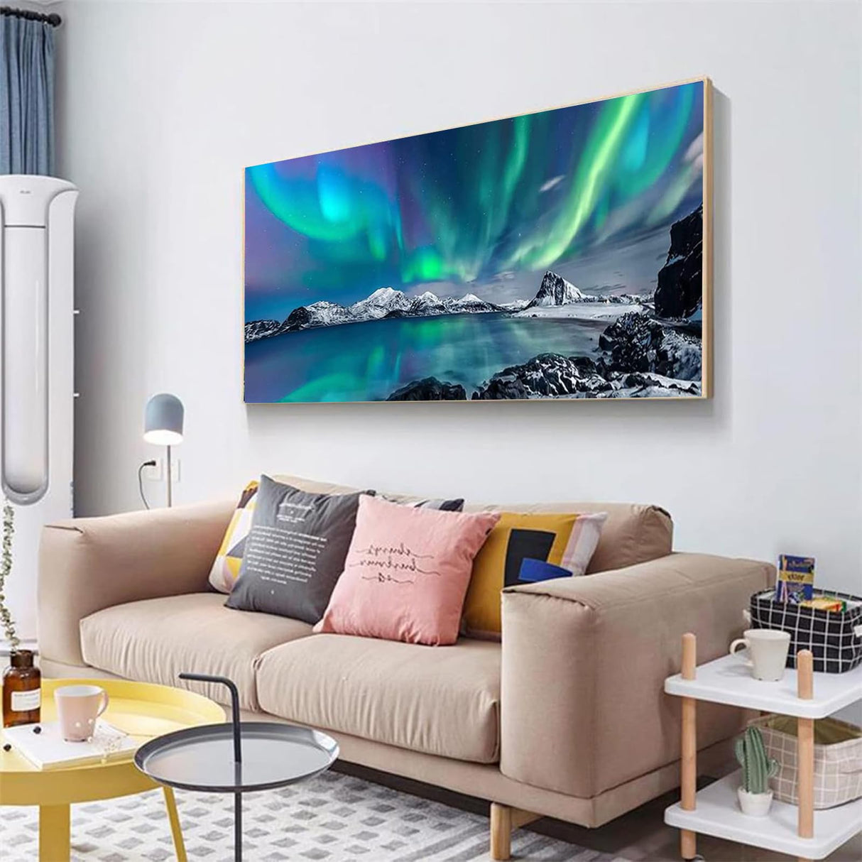 OFRKE Diamond Painting Kits for Adults,Large Aurora Diamond Art Painting for Beginners, Diamond Round 5D Full Drill Paint with Diamonds Pictures Gem Art Painting Kits DIY Crafts Kits 28X16in OFRKE