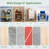 Humagineer 6 Inch Industrial Fixed Casters, Heavy Duty Industrial Grade Caster, Maintenance-Free Aluminum Core PU Wheels 2500 LBS, Durable Rigid Casters Wheels for Industrial, Equipment Humagineer