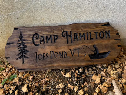 Very Wood Basement - Outdoor Camp & Custom Wood Sign - Pine Trees Wooden Carved Cabin - High-Quality Handmade Mountain Home - Rustic Home - WoodArtSupply