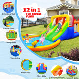 Umbalir InfIatable Bonuce House with 4 Slides & Large Splash Pool, Water Park with Ultra-Wide Climbing Wall, Jumping, Water Cannons & Surprise Water Sprayers for 3-10 yr Kids(20.6'Lx9.6'Wx6.4'H) Umbalir