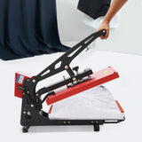 Heat Press 16"X20", 1800W Electromagnetic Semi-Automatic Heat Press Machine - Clamshell Slide Out Base T-Shirt Press Heavy Duty Heat Transfer Machine Fast Heating for T-Shirt, Mug, Hat Plate, Cap AOOCHU