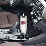 Icesip 24Pack 40oz Sublimation Tumblers with White Handle, Stainless Steel Double Wall Vacuum Insulated Travel Mugs, Sublimation Tumbler for Heat Transfer Machine Printing Icesip