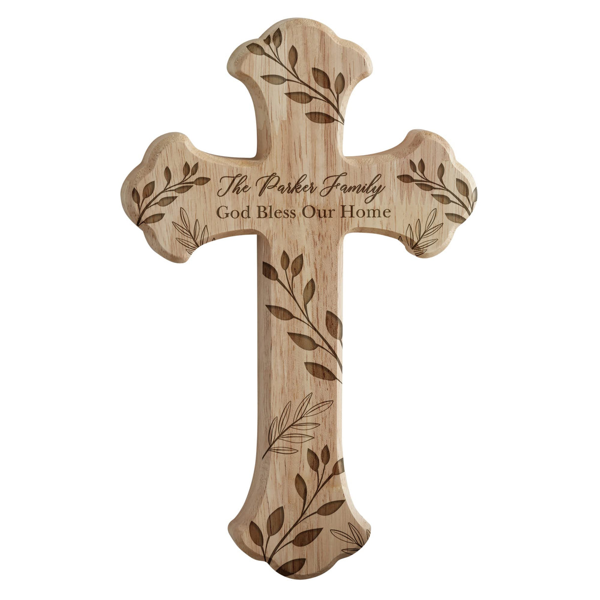 Personalization Universe Family Vine Personalized Wood Cross Personalization Universe