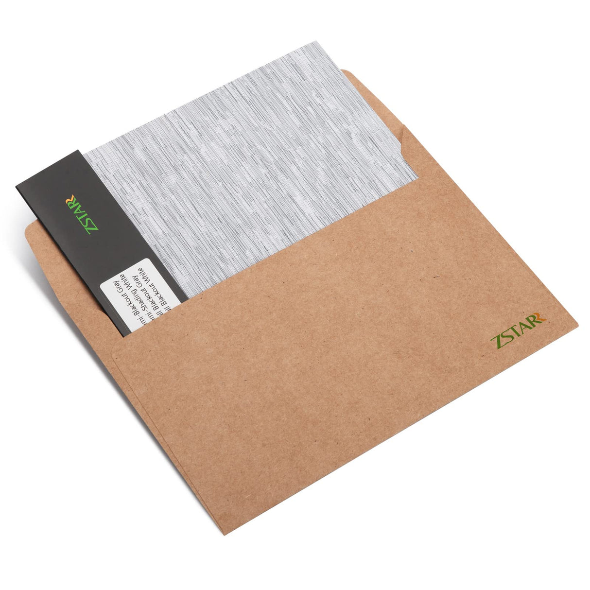 Motorized Blackout Window Blinds Customize Width(21-97 in) Remote Control Wireless and Rechargeable Roller Shades Blinds for Windows, Office,Home, Hotel, Club, Fabric Sample (Multicolor) ZSTARR