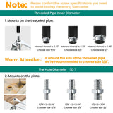 HOLKIE Caster Wheels 3 inch with No Brake Stem Casters, 3/8" -16 x 1-1/2" (Stem Diameter 3/8", Stem Length 1-1/2") Threaded Swivel Casters Set of 4 Heavy Duty Castors Grey HOLKIE