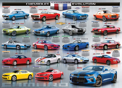 EuroGraphics Chevrolet The Camaro Evolution 1000-Piece Puzzle,108 months to 120 months