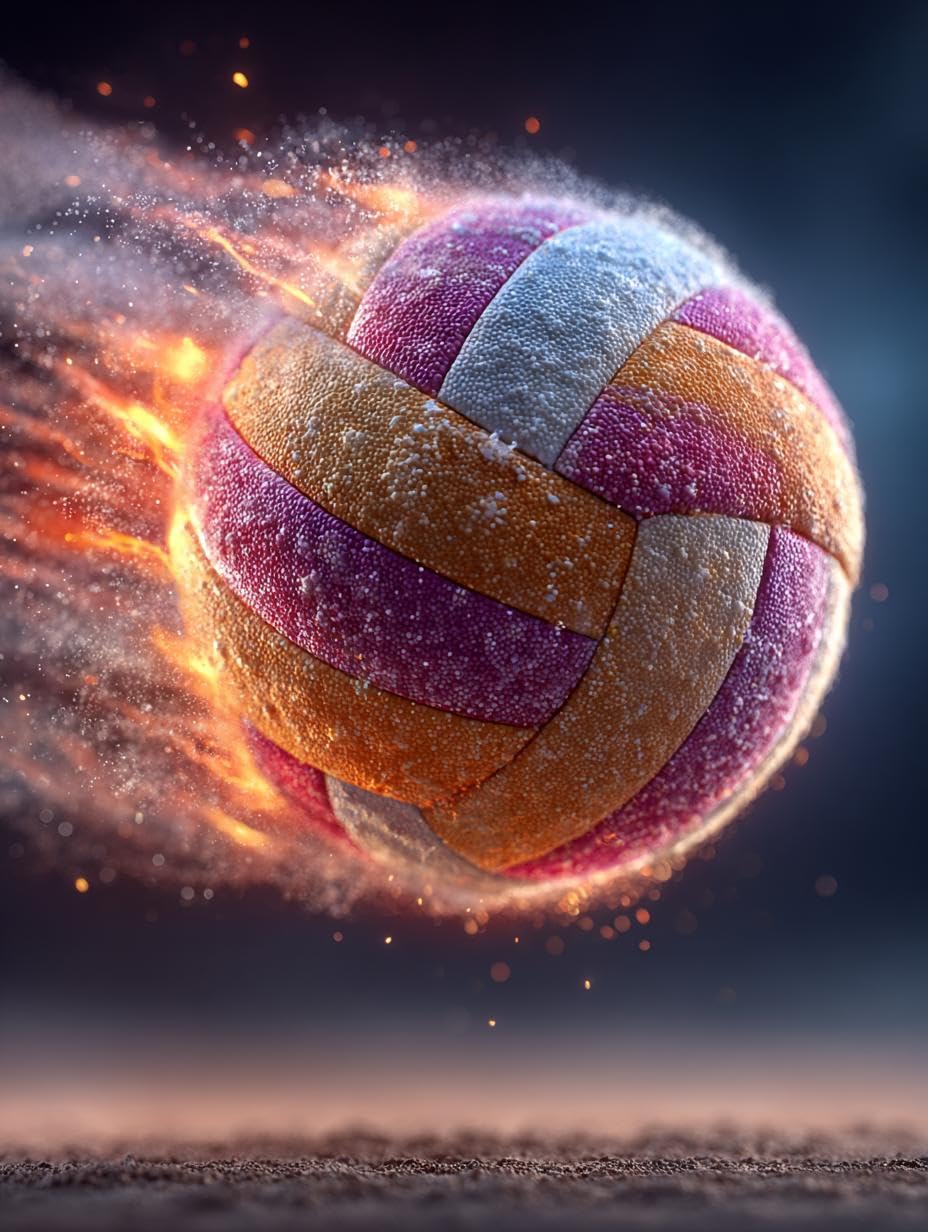 CDYCNXZ Volleyball Diamond Painting Kits for Adults, Ball Sport Full Drill Painting by Diamonds Art and Craft for Home Wall Decor Gift 12x16 inch CDYCNXZ