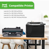 Aztech Compatible Toner Cartridge Replacement for HP 80A CF280A 80X CF280X for HP Pro 400 M401A M401D M401N M401DNE MFP M425DN Printer Ink (Black, 2-Pack) Aztech