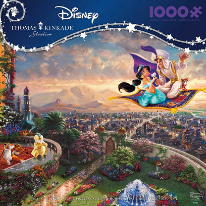 Ceaco - Disney - Thomas Kinkade - Aladdin - 1000 Piece Jigsaw Puzzle