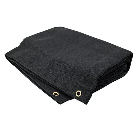 Tarps Now Heavy Duty Mesh Tarps, (20' X 40') with Grommets - 75% Sunblock Shade Cloth Tarp for Patio Screen, Wind Block, Privacy Screen, Canopies, Dump Trucks, Pool Cover - Black TarpsNow