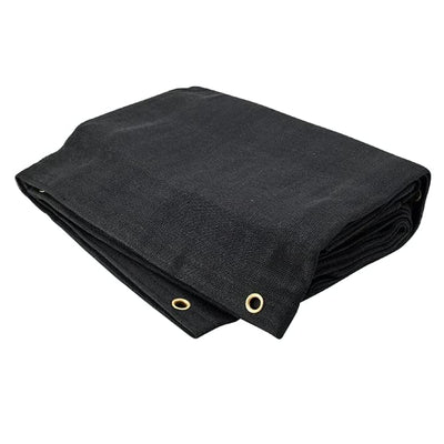 Tarps Now Heavy Duty Mesh Tarps, (20' X 40') with Grommets - 75% Sunblock Shade Cloth Tarp for Patio Screen, Wind Block, Privacy Screen, Canopies, Dump Trucks, Pool Cover - Black
