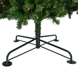 Northlight 36" Folding Green Metal Tree Stand for 9'-14' Artificial Trees with 2" Pole Diameter Northlight