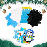 Civaner Christmas Crafts for Kids, Christmas Arts and Crafts DIY Xmas Tree Ornament Kit Make Your Own Xmas Craft Projects for Kids Ages 6-8 8-12, 4 Styles(24 Sets) Civaner