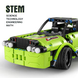 Dakott STEM Car Toy Building Toy Gift for Age 6+, Remote Control 2in1 Sports Car Building Block Take Apart Toy, 335 Pcs DIY Building Kit, Learning Engineering Construction R/C Toys DAKOTT