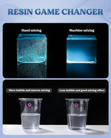 LET'S RESIN Upgraded Auto Resin Mixer, Hands-Free Easy Clean Epoxy Mixer with Silicone Mixing Cup, Rechargeable Electric Epoxy Resin Mixer for 24Fl.oz (Patented) LET'S RESIN