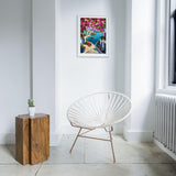 MIRCVSH Scenery Paint by Numbers Kit for Adults,Framed Landscape Paint by Number Kits on Canvas with Brushes,Flowers and Sea Oil Painting Kits with Wooden Easel for Home Wall Decor 12X16 Inch. MIRCVSH