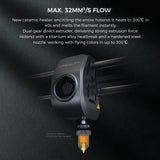 Creality K1 MAX 3D Printer Upgrade with 600mm/s Printing Speed 300°C High-Temperature Nozzle Direct Extruder Hands-Free Auto Leveling Dual Z Axes Stable Cube Frame 11.81x11.81x11.81inch Creality