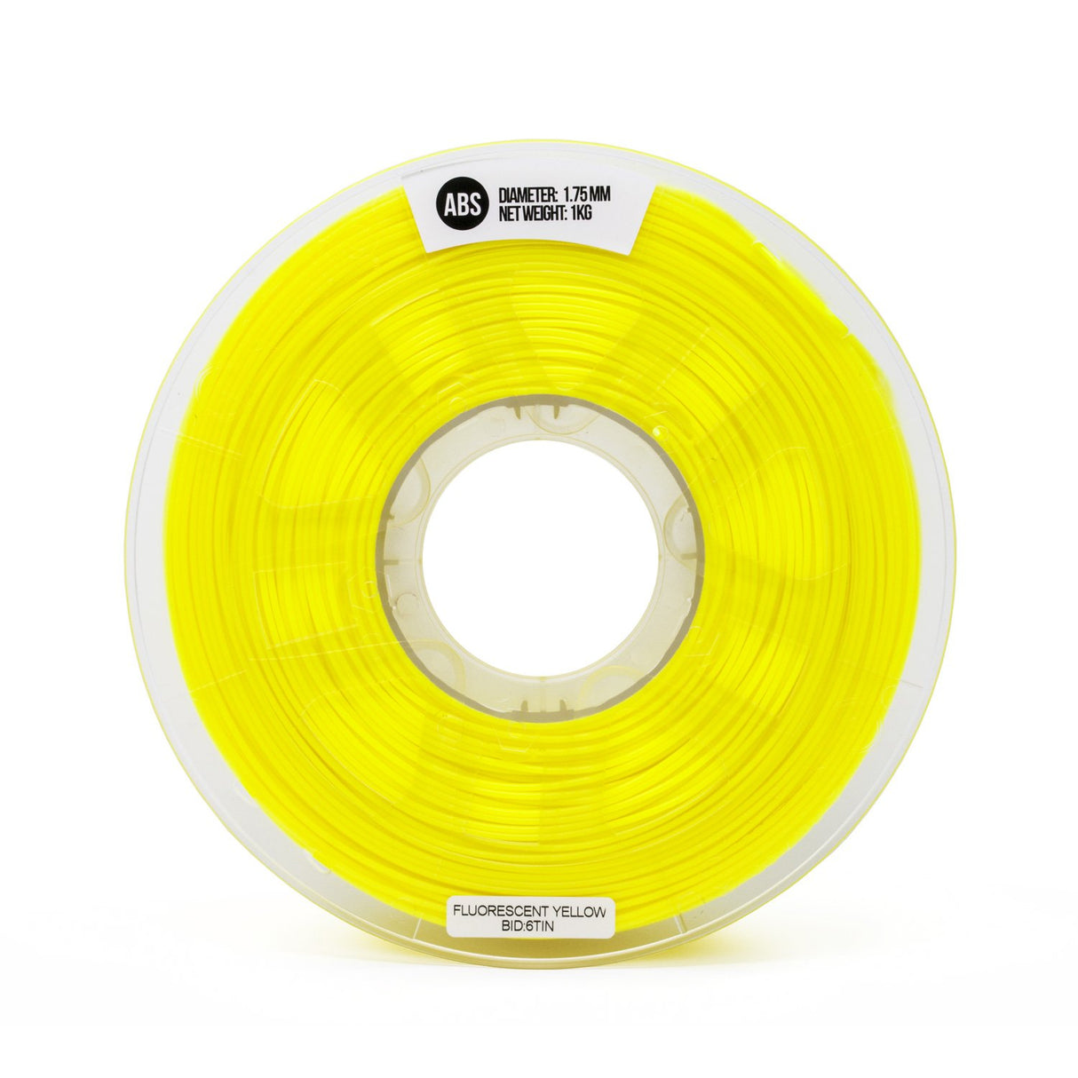 Gizmo Dorks 1.75mm ABS Filament 1kg / 2.2lb for 3D Printers, Fluorescent Yellow (UV Light) Gizmo Dorks