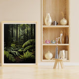 XTXGERL Paint by Number, Redwood Forest Ferns, Adult Crafts Adults Paint by Number Kits, Room Decor Gift for Birthday Festival (16x20 inch, No Frame) XTXGERL