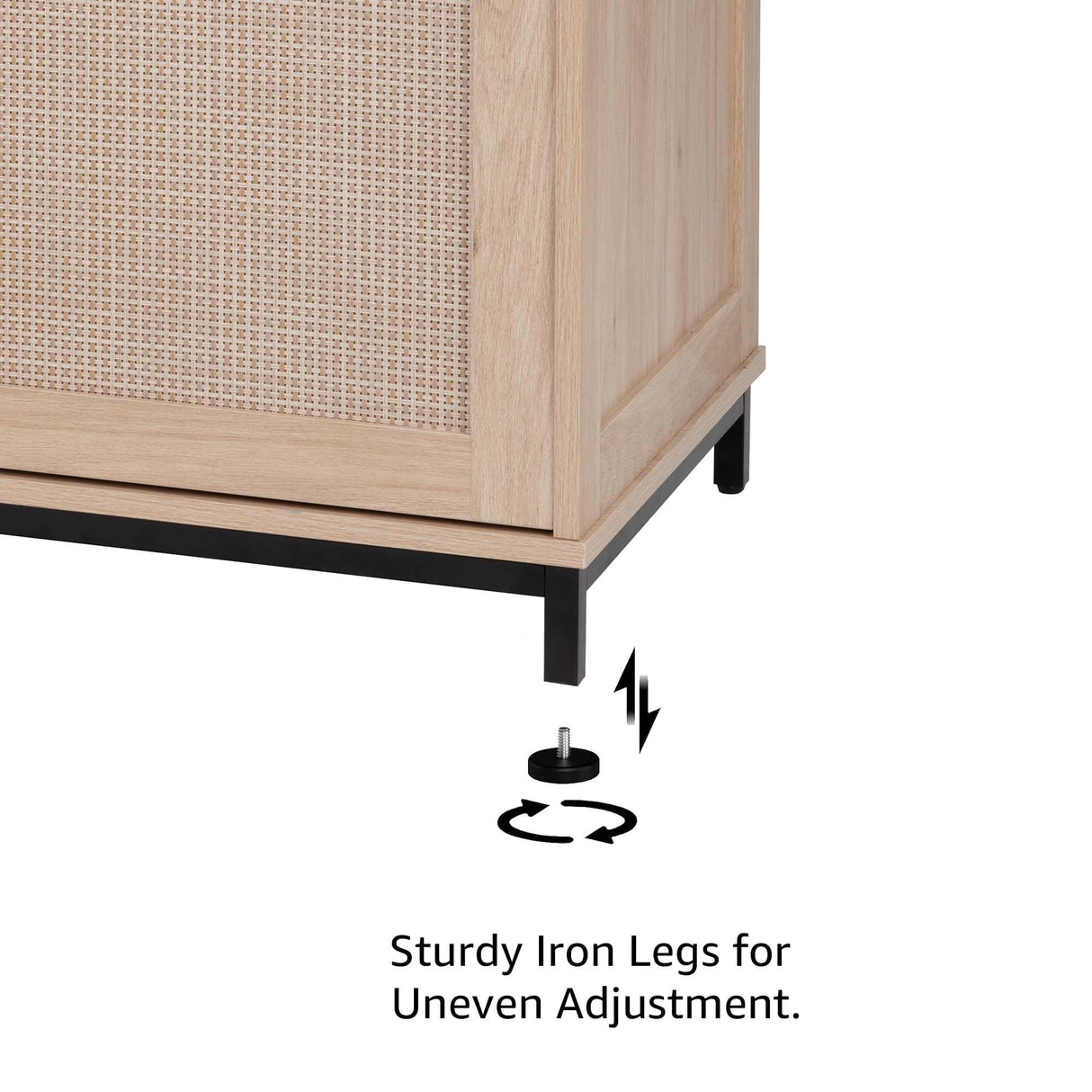 unipaws 50-70 Gallon Fish Tank Stand with Sliding Barn Door, Heavy-Duty Metal Frame Aquarium Stand with Cabinet, Reptile Tank Stand unipaws