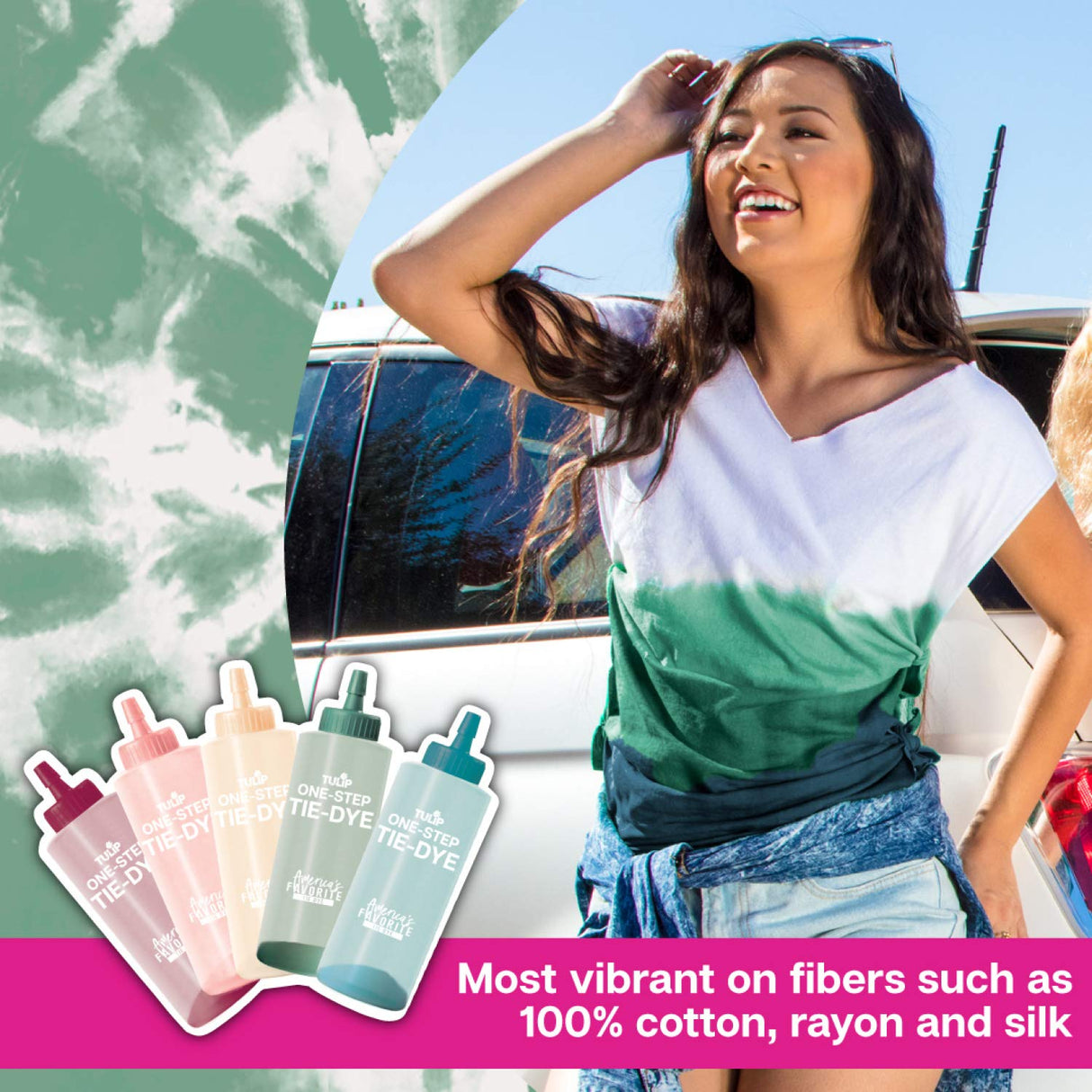 5 Color Tie Dye, Wilderness Tulip One-Step Tie-Dye Kit