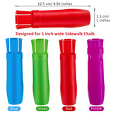 Sidewalk Chalk Holders for Back to School Railroad Chalk Holder Jumbo Plastic Adjustable Clip for Kids Teachers Students Office or Classroom(5 Pieces) Outus