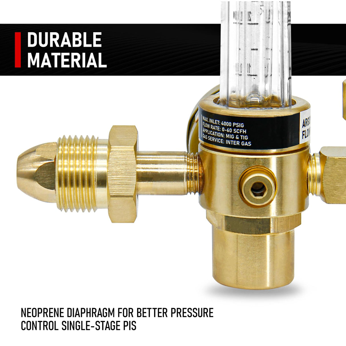 RX WELD Argon Regulator Flowmeter Gas Gauge for Mig Tig Weld with Gas Welding Hose RX WELD